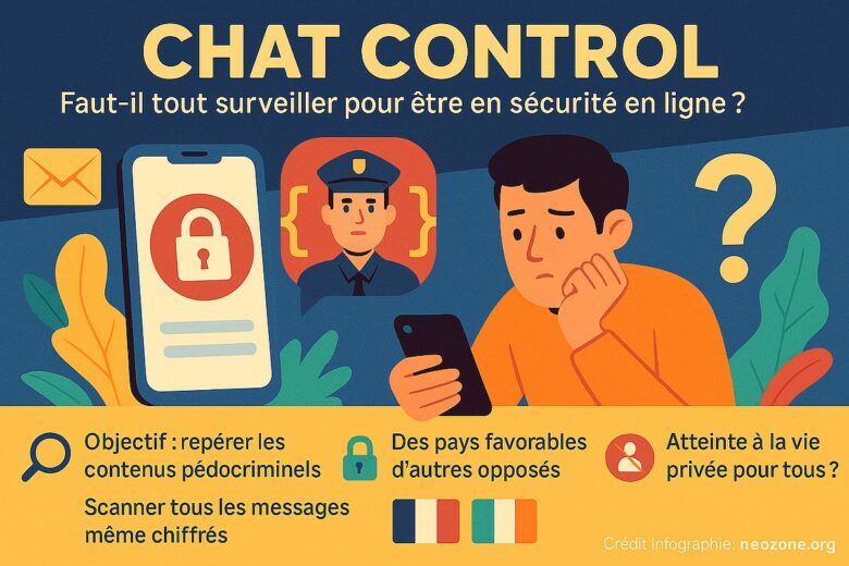 Infographie : Chat Control, sécurité renforcée ou surveillance de masse ?