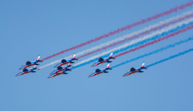 © Shutterstock - La Patrouille de France à Toulon pour le 15-août.