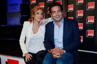 Léa Salamé et Patrick Cohen à Radio France en août 2015 pour la rentrée.