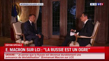 Interview d'Emmanuel Macron à l'issue du sommet historique de Washington