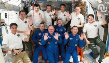 Les 4 astronautes partis avec une fusée SpaceX ont rejoint l'ISS, suivez leur entrée en direct