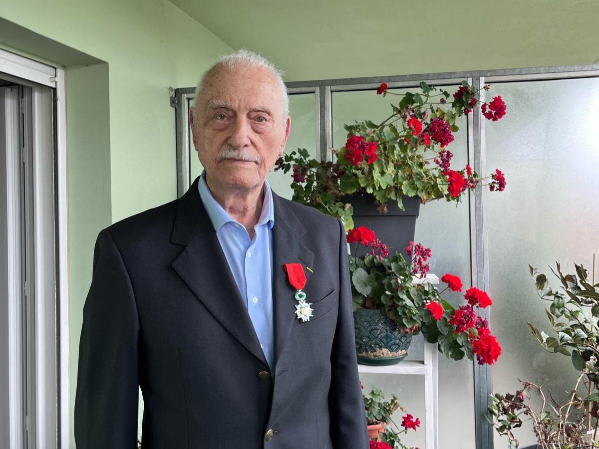 à 99 ans, Jacques Besle a été couronné de la Légion d'honneur à Rennes