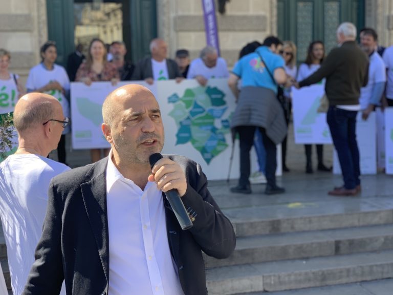 Jean-Louis Roumégas lors de la restitution de la tournée des quartiers.