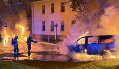 feu au parc automobile de l’armée – 🔴 Info Libertaire