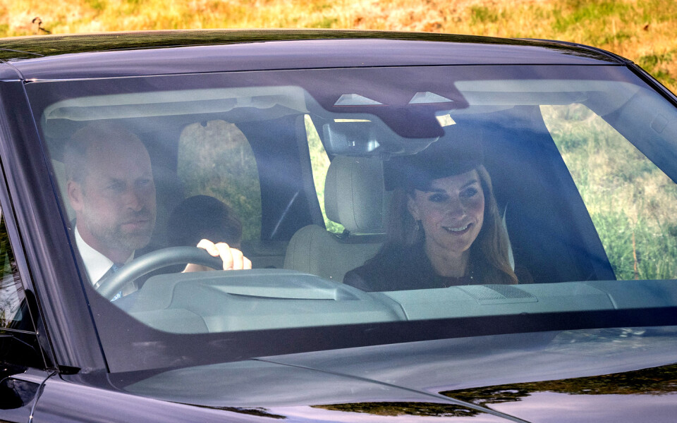 Kate et William se rendent à la messe à Balmoral, le 24 août 2025.