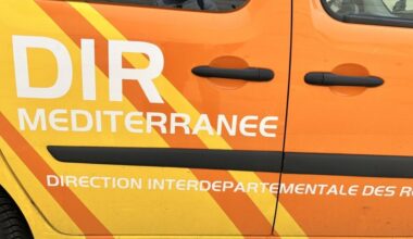 deux véhicules impliqués dans un accident sur l'A7 à la sortie de Marseille