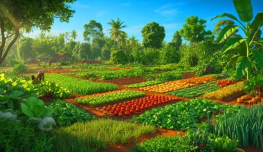 Illustration de la capacité du Guyana à maintenir une autosuffisance alimentaire complète.
