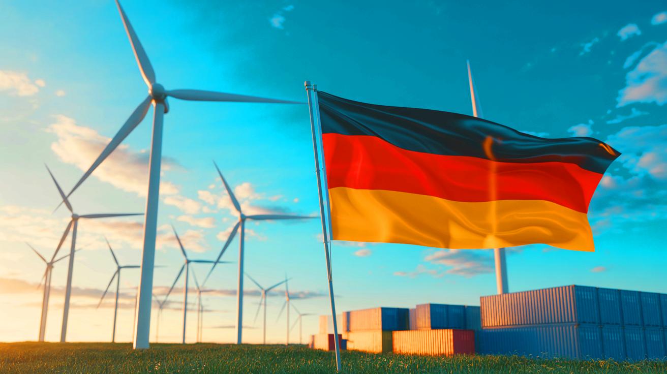 Illustration de la stratégie allemande pour réduire la dépendance à la Chine dans le secteur éolien.