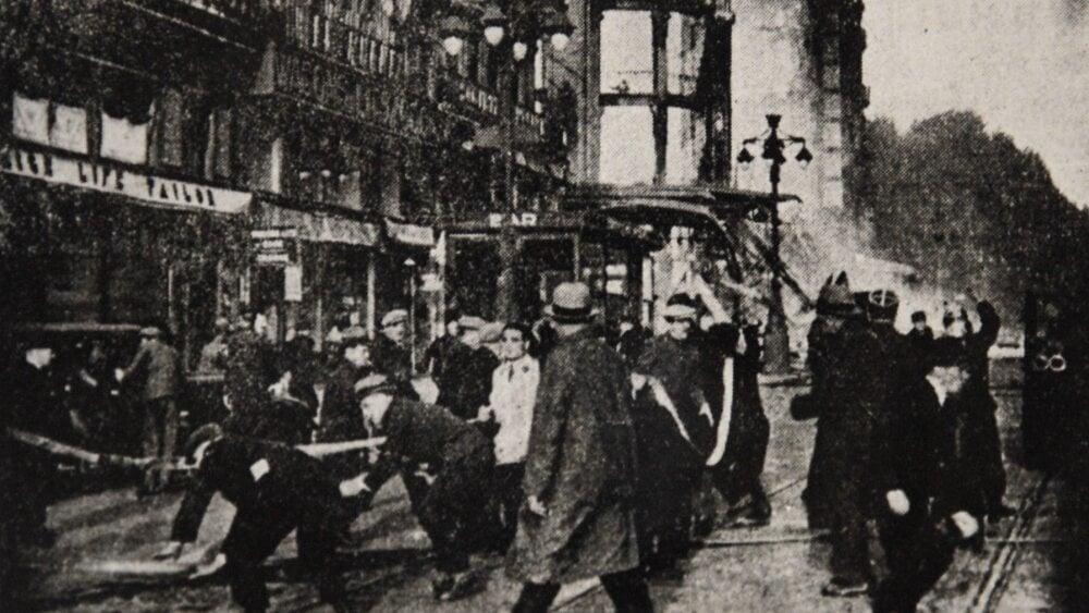 NOTRE SÉRIE - Vue sur maire : Incendie des Nouvelles Galeries, feu sur Henri Tasso
