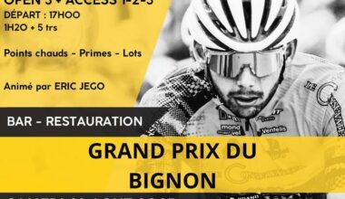 Le Bignon 23 août 2025 criterium guide technique 01