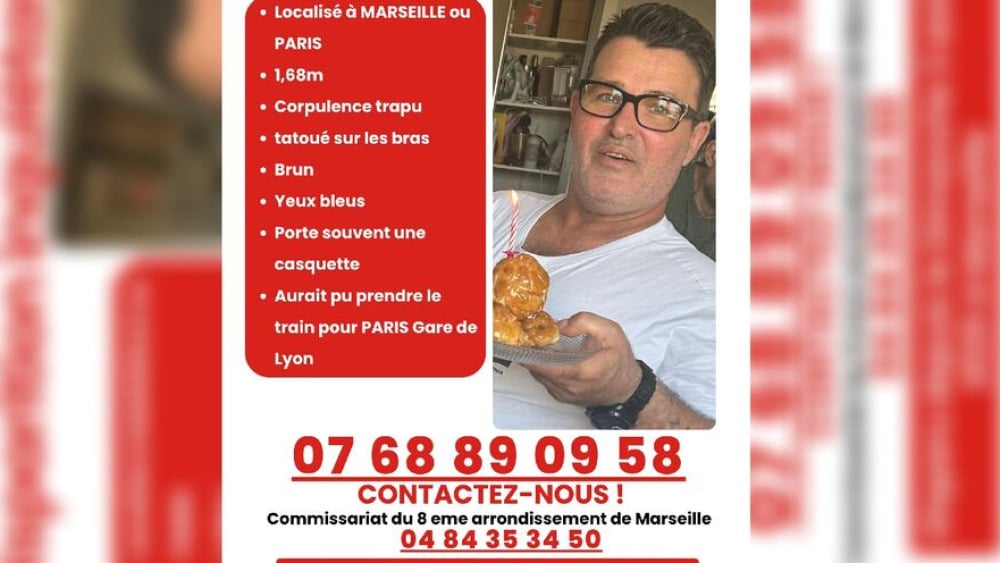 un Marseillais de 59 ans n'a plus donné signe de vie depuis une semaine