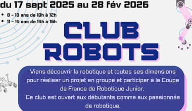 Club Robotique - Planète Sciences - Grenoble 2e semestre 2025-2026 | ECHOSCIENCES