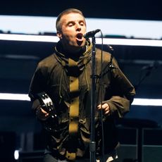 Liam Gallagher sur scène avec Oasis, en juillet 2025.