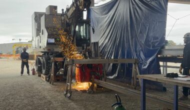 EN IMAGES. Les premiers rails de la ligne C ont été soudés dans le "coeur battant" du futur métro de Toulouse