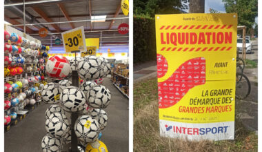 en liquidation totale, cet hypermarché Intersport brade tout