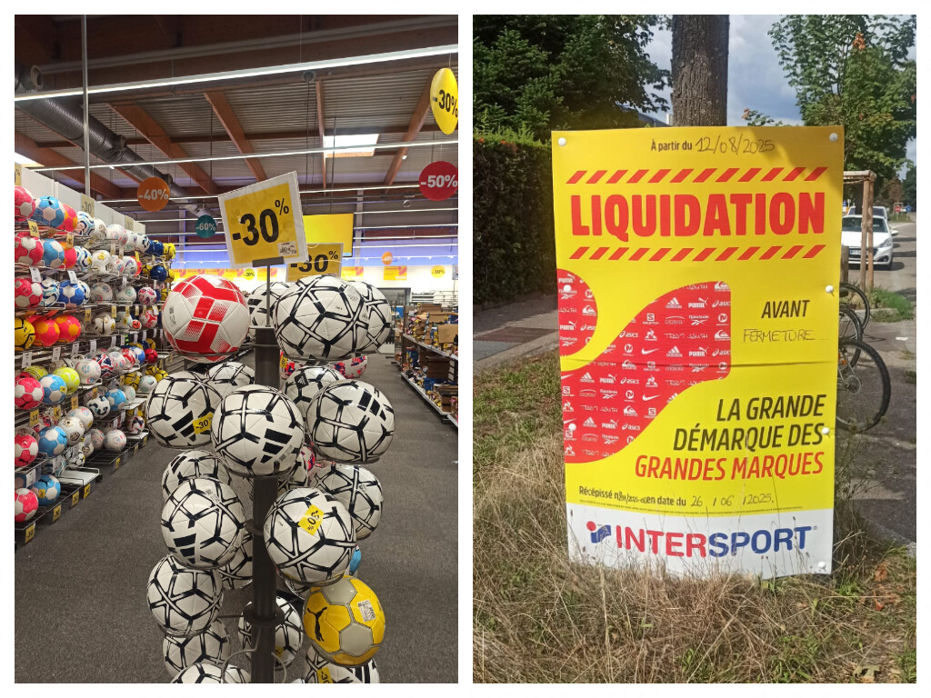 en liquidation totale, cet hypermarché Intersport brade tout