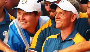 Team Europe Captain Luke Donald Photo by Naomi Baker/Getty Images