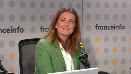 Marine Tondelier, secrétaire générale des Ecologistes, sur franceinfo le 27 mai 2025. (FRANCEINFO / RADIO FRANCE)