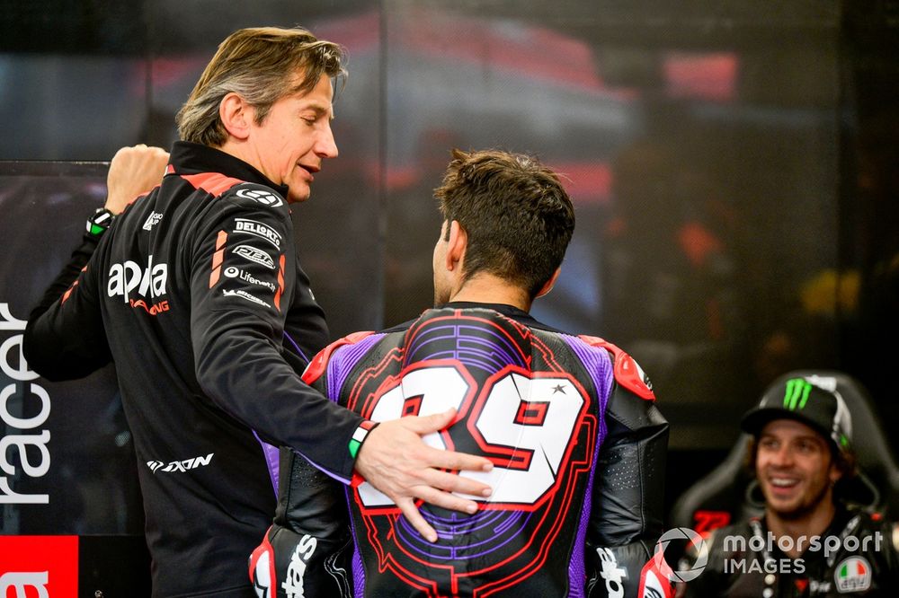 Jorge Martin a endossé son rôle de pilote Aprilia le 19 novembre, avec son premier test.