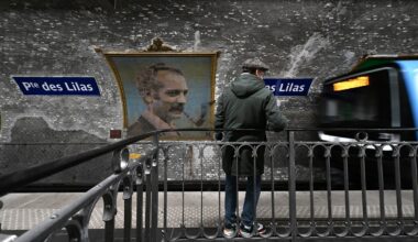 l'œuvre représentant Georges Brassens a été détruite à la station porte des Lilas