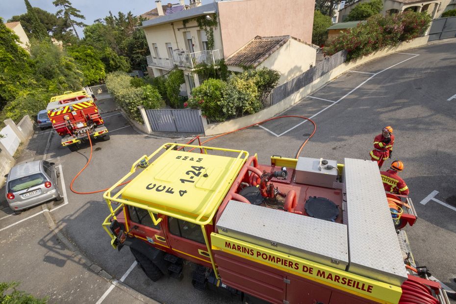 une intervention toujours en cours dans le centre-ville