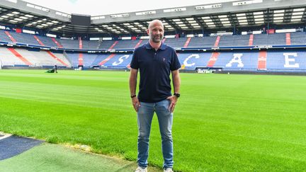 Maxime d'Ornano est le nouvel entraîneur de Caen. (MATHIS HARPHAM / OUEST-FRANCE / MAXPPP)