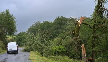 après la chaleur et le feu, les orages frappent violemment