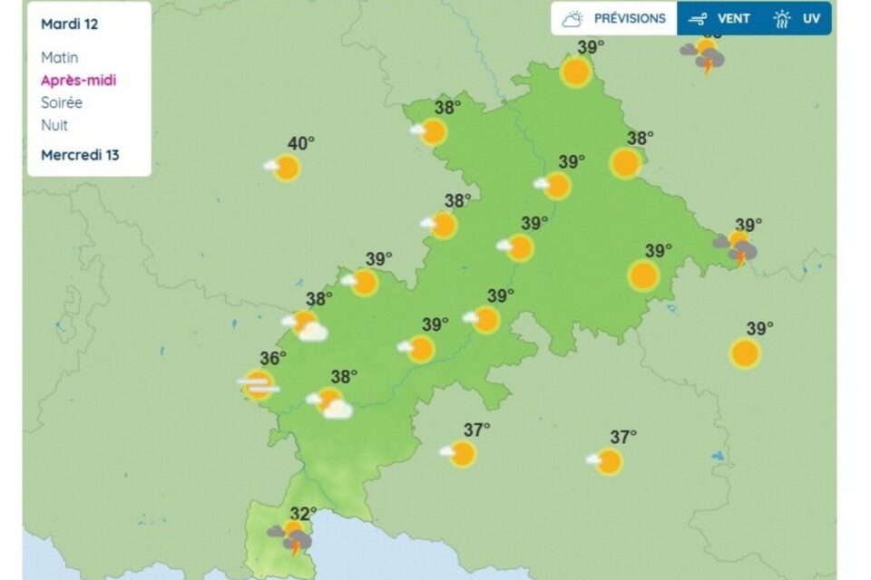 Seuls les secteurs du Revélois et du Luchonnais sont susceptibles d'être sous les orages ce mardi