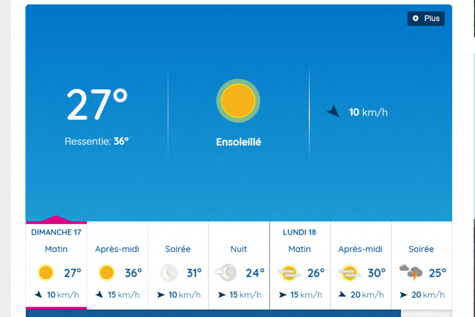 Les prévisions à Toulouse pour ce dimanche 17 août 2025.