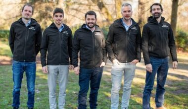Les cinq fondateurs de Miraïa en 2023 à Toulouse.