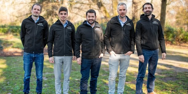 Les cinq fondateurs de Miraïa en 2023 à Toulouse.