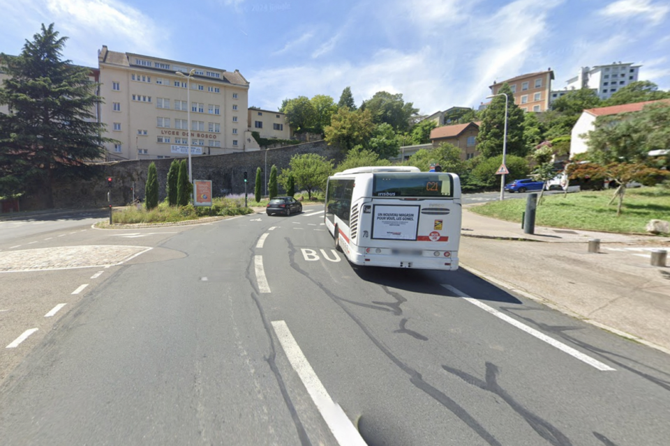 La montée de Choulans à Lyon où s'est déroulé l'accident mortel.