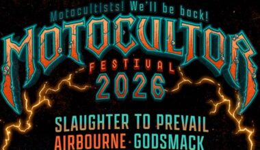 Slaughter To Prevail, Godsmack et Airbourne : les premiers noms du Motocultor 2026