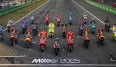 Ces messieurs debout, c'est plus beau que par terre... (motoGP)