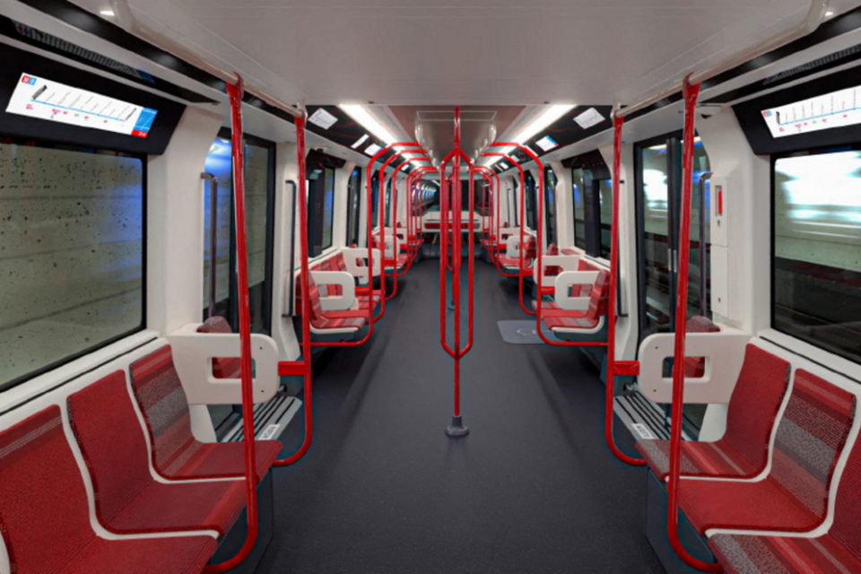 Les rames modernisées du métro seront les mêmes que celles de la ligne B.