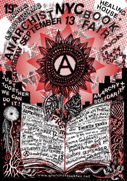 19e Anarchist Book Fair, du 11 au 14 septembre 2025 – 🔴 Info Libertaire