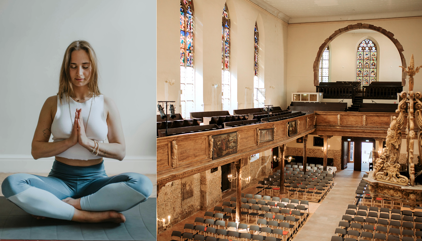 Faire du yoga dans une église du 15e siècle ? C’est bientôt possible à Strasbourg !