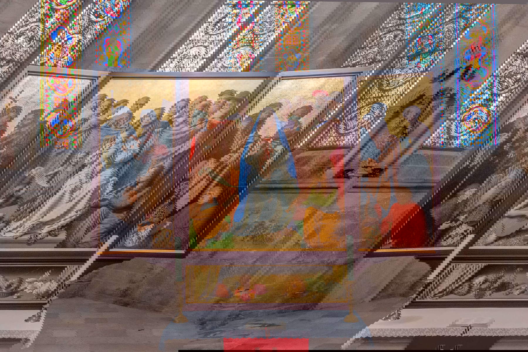 Le retable de Cranach-Triegel. Photo : Falko Matte/Vereinigte Domstifter/VG Bild-Kunst Bonn