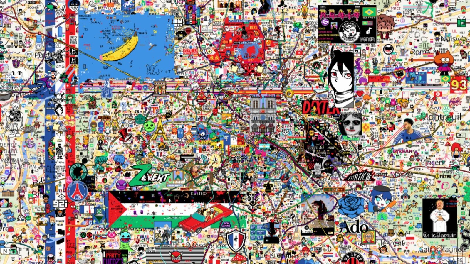 La Pixel War est de retour et s'étend dans le monde entier, quel pays va l'emporter ?