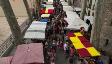 samedi, rendez-vous incontournable et traditionnel dans cette petite ville du pays catalan