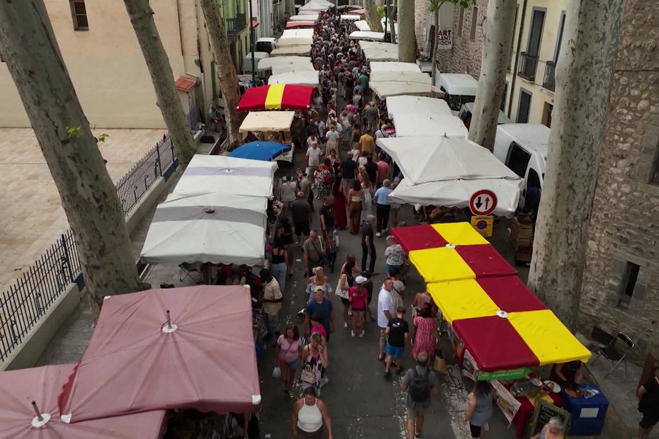samedi, rendez-vous incontournable et traditionnel dans cette petite ville du pays catalan