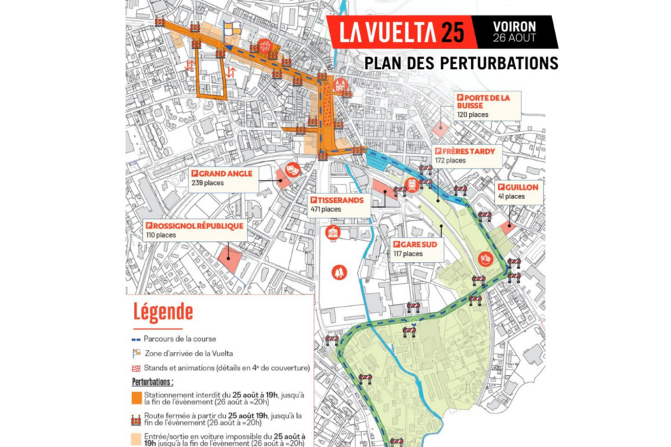 Voici quelles sont les rues coupées à la circulation à Voiron.