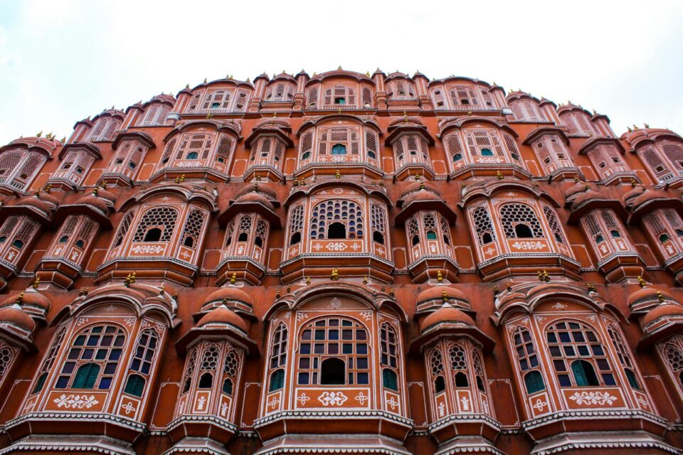 Le Palais des Vents à Jaipur (Inde).