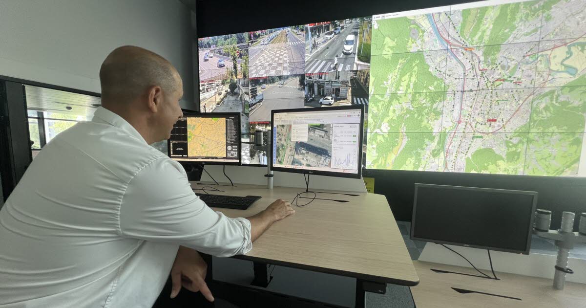 Grenoble. Au cœur du “centre d’hypervision” urbain qui régule les feux tricolores de la métropole