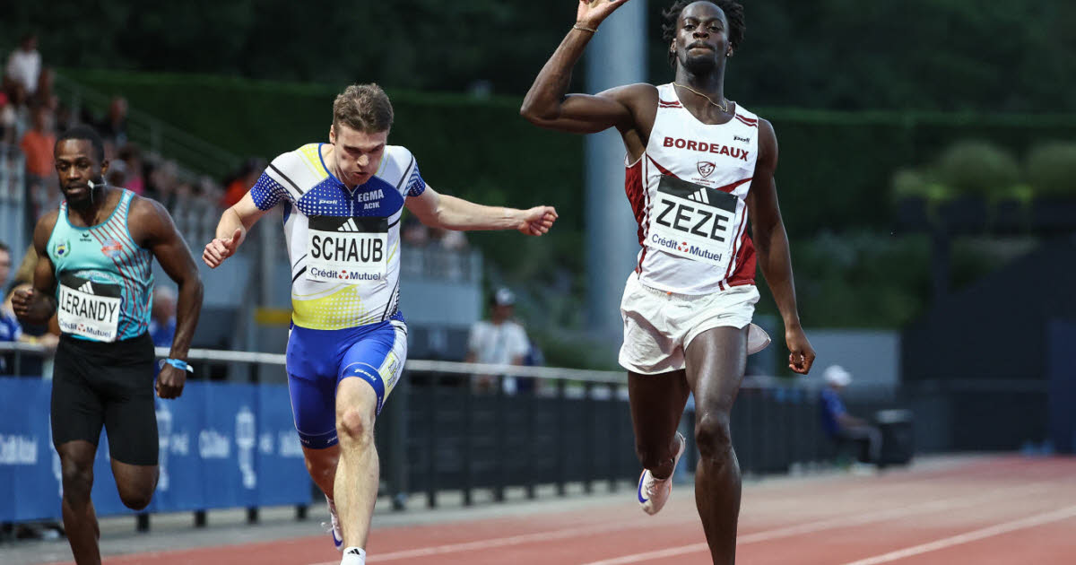 Athlétisme. L'Illzachois Théo Schaub vice-champion de France du 200m à la force des mollets