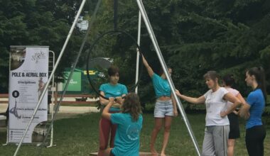 Grenoble. Pole dance et cerceau étaient au programme de L’été Oh ! Parcs