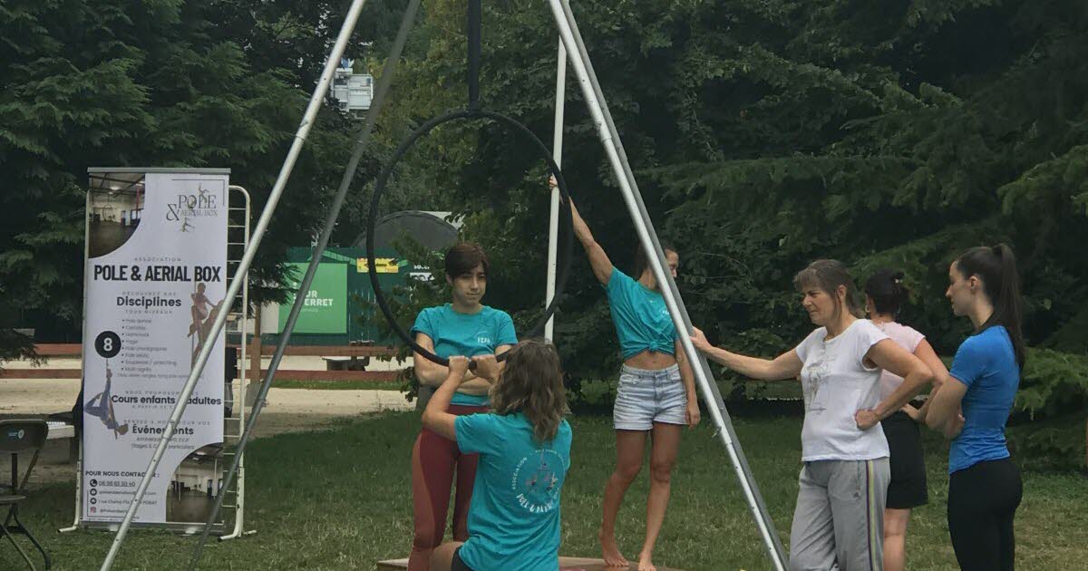 Grenoble. Pole dance et cerceau étaient au programme de L’été Oh ! Parcs