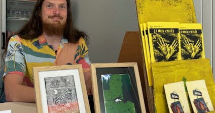 Thionville. Un atelier pour décorer les tranches des livres selon la technique du jaspage