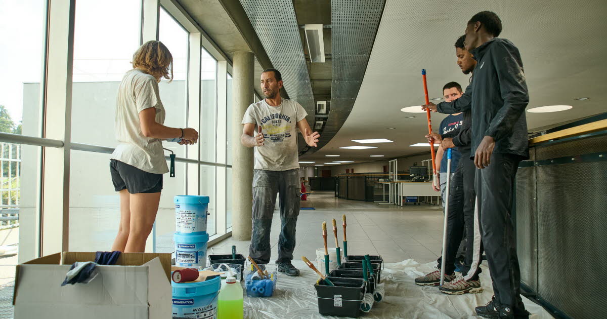 Lyon 8e. Grâce à la Coopérative jeunesse de services, des lycéens se forment à différents métiers tout l’été
