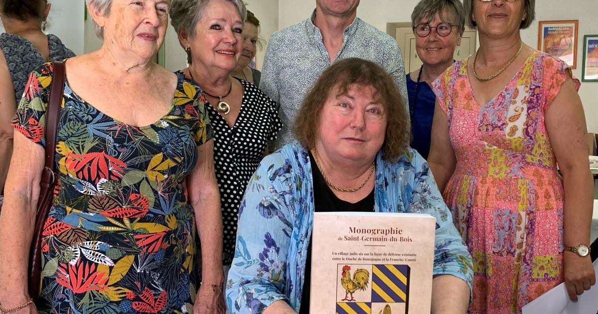 Saint-Germain-du-Bois. Après 32 ans de recherches, elle publie deux livres sur l’histoire du village